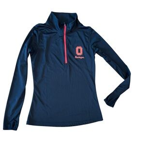 Women’s Ohio State Buckeyes Authentic Apparel 1/4 Zip Dri-Fit Pullover Medium